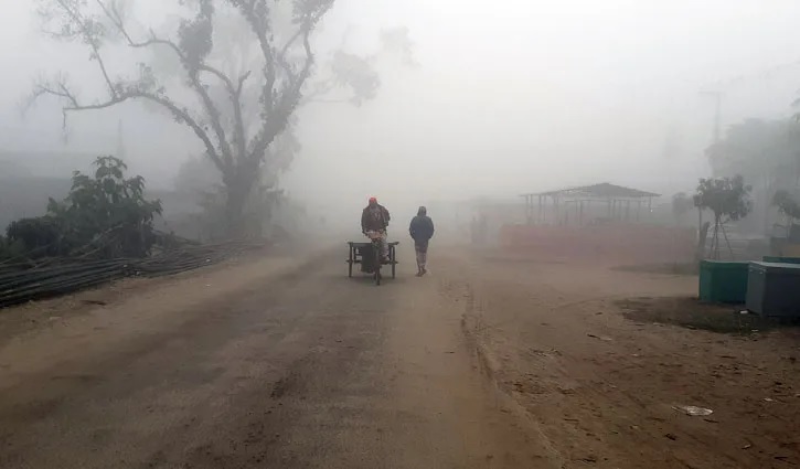 পঞ্চগড়ের তাপমাত্রা নেমে এসেছে আটে